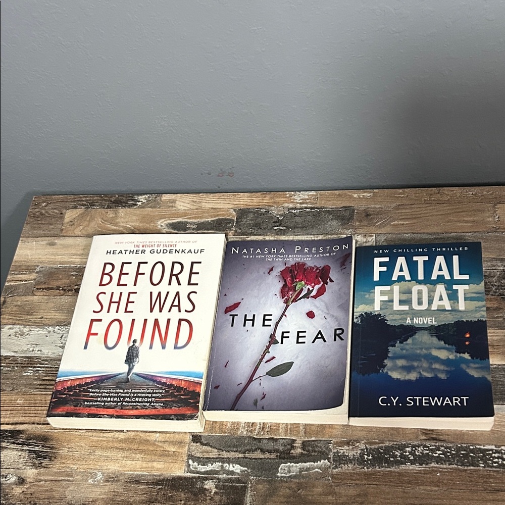 Set of Three Mystery Novels